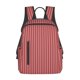 thumbnail image 1 of Fotbe Stripes Red White Mochila Ligera para Hombres y Mujeres - Duradera y Resistente al Agua, Ideal para Escuela, Trabajo, Viajes y Uso Diario, 1 of 7