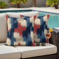 thumbnail image 2 of Outdoor Pillow Cover Red White Blue Painting Set of 2 Waterproof Throw Pillowcases Abstract Art Decorative Patio Furniture Pillows for Couch Garden Indoor & Outdoor Use, 2 of 9
