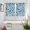 Blue, variant on Spring Purple Leaves Kitchen Curtains Window Panels, Country Botanical Pastoral Leaf Beige Insulated Window Treatment Curtain, Grommet Curtains for Bedroom/Living Room/Bathroom, 2 Piece 42"Wx63"L