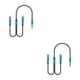 thumbnail image 2 of crativent 3.5mm Earphone Adapter Converter Cable Headphone+Mic Audio Splitter Extension Cable Cord for Computer PC Microphone blue 2Set, 2 of 6