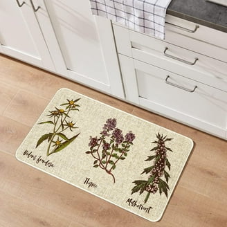 Merry Christma Kitchen Rugs Sets Of 2 Non Slip Nutcrackers Watercolor