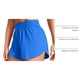 thumbnail image 4 of Shorts CRZ YOGA de Cintura Alta con Corte Lateral de 7.5 cm y Malla Azul L, 4 of 5