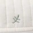 thumbnail image 3 of Cotton diaper bag with embroidered and quilted pattern, zippered bag for stroller, bottle, wipes, pacifiers, sheets, 3 of 4
