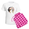 thumbnail image 5 of CafePress - Yuki Remix Women's Light Pajamas - Women's Short Sleeve Print T-Shirt and Pants Light Cotton Pajama Set, 5 of 7
