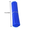 thumbnail image 3 of Soidarity 72 Uds 17CM bicicleta motocicleta suciedad decoración Motocross rueda radios envolturas llantas pieles diámetro 0,6 cm fundas protectoras Ciclismo azul Soidarity OD2876-01, 3 of 6