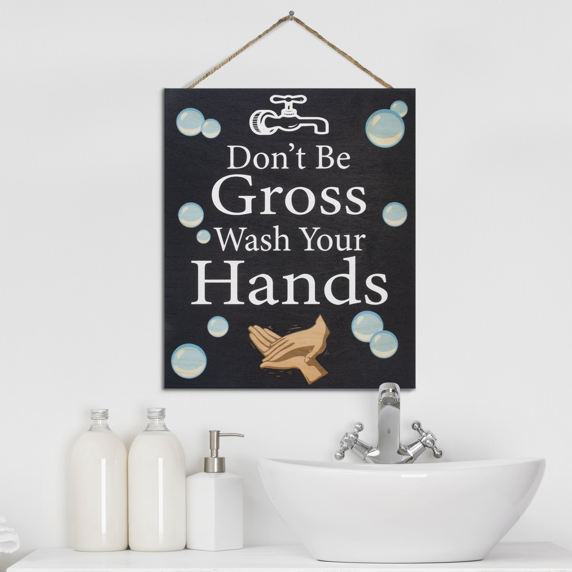 JennyGems Funny Kitchen Signs, Modern Farmhouse Kitchen