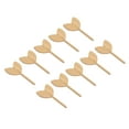 thumbnail image 4 of Plant Labels, 3 Shapes 10 Pcs Garden Labels Easy Writing Attractive Decorative  For Seeds For Vegetables Leaf Shape,Lace Shape,T Shape, 4 of 8