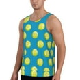 thumbnail image 2 of Haiem Ball Tennis Men Workout Tank Top Gym Bodybuilding Sleeveless Muscle T Shirts Athletic Tank Breathable Workout Shirt-X-Large, 2 of 9