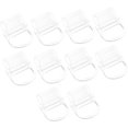 thumbnail image 1 of 10 Pcs Stores à Rouleau Poignée Transparente pour Tringle de 20mm, 1 of 9