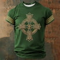 thumbnail image 2 of Mens Enthusiast T Shirt Funny Saint Patricks Day St Patty Green Tee Graphic Tees,Dark Green,4XL, 2 of 3