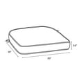 thumbnail image 4 of Arden Selections ProFoam Performance Outdoor Seat Cushion 19 x 20, Caliente Red, 4 of 22
