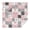 Pioneer Flower Floral-3, variant on Pioneer Flower Floral Print Pattern Square Tablecloth, Waterproof Wipeable Spillproof Washable Table Cover for Home Kitchen Party Decor, 42"x42"