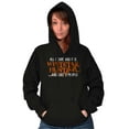 thumbnail image 4 of All I Care About is Whitetail Hunting Unisex Plus Fleece Graphic Hoodie Brisco Brands 2X, 4 of 5