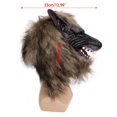 thumbnail image 1 of Halloween Latex Animal Wolf for Head With Hair Mask Fancy Dress Costume Party Sc, 1 of 1