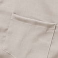 thumbnail image 5 of DPTALR Men's Summer Casual Round Neck Short Sleeve Shirt Tops,Beige, XL, 5 of 8
