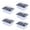 6 Holes/5Pcs, variant on Reusable Seeds Starter Tray (6 Cells Per Tray), Seeds Starting Trays with Drain Holes Dome and Base, Mini Greenhouse Grow Box, Plants Indoor Garden Starter Kit