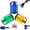 3pcs-b, variant on Magnetizer & Demagnetizer Tool Set, 1/4 Inch Magnetic Screw Ring for Drill Bits, One-Handed Screwing in Tight Spaces