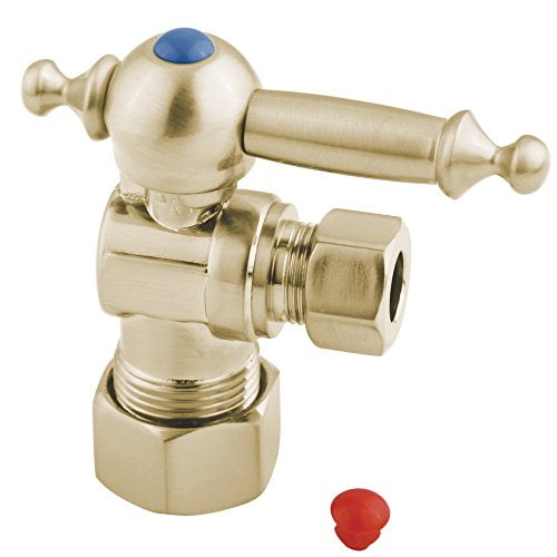 Kingston Brass Vintage Angle Arrêter avec 5/8" OD Compression x 3/8" OD Compression