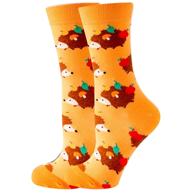 Calcetines de mujer de otoño e invierno, calcetines de tubo con forma de animal, calcetines de fruta para hombre, calcetines bonitos de marea, calcetines de comida, medias divertidas, 20 piezas