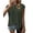 Deep Army Green, variant on Women's Cap Sleeve Sweater Vest Crew Neck Sleeveless Casual Knit Lightweight Spring Summer Top