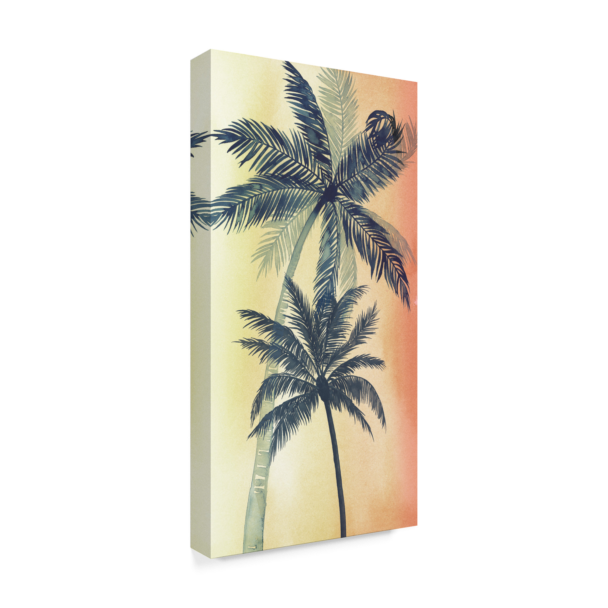 Trademark Fine Art 'Vintage Palms II' Canvas Art by Grace Popp