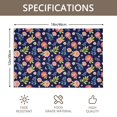 thumbnail image 3 of Placemat, Pioneer Flower Floral Print Pattern Place Mats Table Mat Set Of 2, PVC Washable Placemats for Party Kitchen Dining Decoration, 18x12 Inch, Fade Resistant, 3 of 6