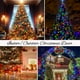 thumbnail image 5 of Luces navideñas solares EXF 400 LED, 132 pies, 8 modos, paquete de 4, 5 of 7