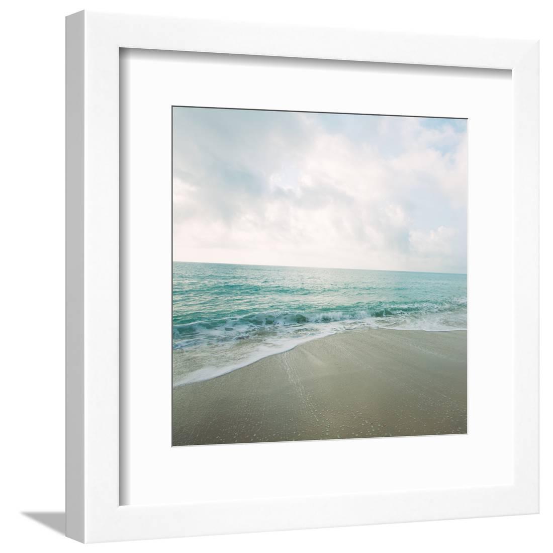 Beach Scene II, Scenic Framed Art Print Wall Art by Susan Bryant