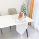 thumbnail image 3 of Caminos de mesa con patrón de impresión bronceada con borlas para decoración de boda, fiesta de Navidad, 33x180cm, 3 of 5