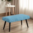 thumbnail image 4 of Chririnla Non Slip Dining Bench Covers for Hotel Dining Room, Polyester Spandex Soft Bench Seat Cover with Dust Resistant, 4 of 9
