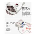 thumbnail image 4 of Bandolera BOSTANTEN Baseball de piel vegana, color blanco, 4 of 4