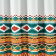 thumbnail image 4 of Lush Decor Multi-color Geometric Polyester Shower Curtain, 72" x 72", 4 of 6