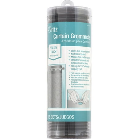 Dritz Curtain Grommets Value Pack 16 Count Walmart Com