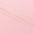 thumbnail image 3 of Collar de plata dulce para mujer, cadena única de clavícula, chapado en oro y plata S925, joyería de plata, 3 of 4