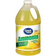 Great Value Lemon Scent Ammonia, 64 fl oz