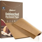 Baklicious 220 Pcs 12x16inch Heavy Duty Unbleached Parchment Paper Baking Sheets,Non-Stick