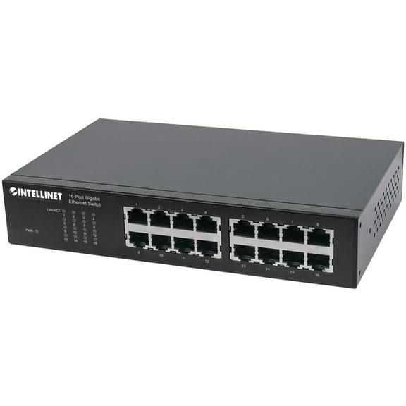 Intellinet 16-Port Gigabit Ethernet 19" Rackmount Switch