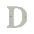 thumbnail image 2 of Deltana RL4D-15 4" Residential Letter D; Satin Nickel Finish, 2 of 3