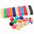 thumbnail image 5 of Electric Guitar Pickup Cover with Volumes Tone Control Knob Single Coil Pickup Covers 1 Volumes 2 Tones Knobs Switches, 5 of 7