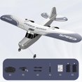 thumbnail image 3 of 2.4G 2CH Foam RC Pneador Control remoto Avión de a fija 2 piezas de batería Sunnimix Avión rc de ala fija, 3 of 8