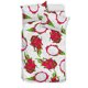 thumbnail image 1 of Juego de cama con fondo blanco de frutas de dragón, 1 of 5