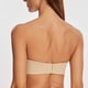 thumbnail image 2 of Sujetador MELENECA sin tirantes para mujer, sin forro, beige 36DD, 2 of 5