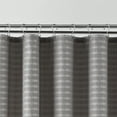 thumbnail image 3 of Lanco Floydell Horizontal Striped Buttonhole Top Shower Curtain, Brown, Size 70 x 72", 100% Polyester, 3 of 4