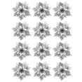 thumbnail image 1 of Poinsettia Artificial 12 PCS Navideña Multifunción para Del, 1 of 9