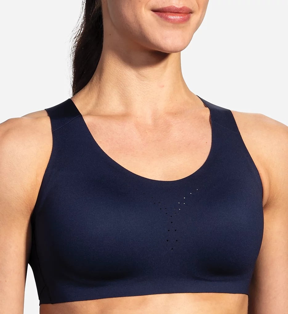 Brooks NAVY Dare Crossback DriLayer Sports Bra, US 34 C/D - Walmart.com