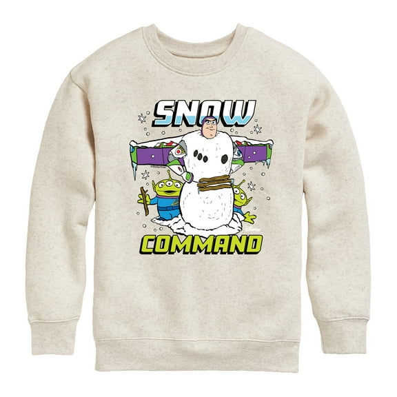 Toy Story - Snow Command - Toddler And Youth Crewneck Fleece Sweatshirt