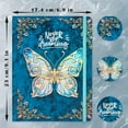 thumbnail image 2 of College Ruled Journal for Writing-B5 3D Butterfly Embossed Hardcover notebooks, 2 of 7
