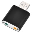 thumbnail image 2 of Ccdes 7.1 Channel External USB 2.0 to 3.5mm Stereo Audio Sound Card Mic Adapter Speaker , External USB Sound Card, 2 of 8