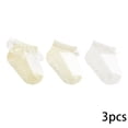 thumbnail image 2 of LYMAYTER 3 Pack Toddler Princess Socks Girls Frilly Versatile Socks Summer Mesh Cute Dress Socks 0-5Y, 2 of 7