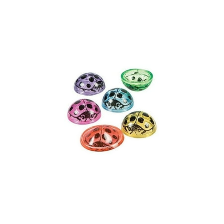 12 Ladybug - Glitter Ladybug Poppers - 12 Pack